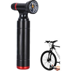 Fast Tyre Inflation Tool, Cycling Tyre Repair Tool, Portable Cycling Tyre Inflator, Bike Tyre Pump Co2 Cartridge, Compact Tyre Inflator for Travel, Compact Tyre Pump for Cycling and Travel Emergencies