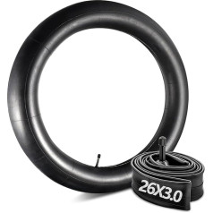 RainFlowwer 2 x 26 x 3.0 AV32mm Schrader Valve Mountain Bike Electric Bike MTB Bicycle Inner Tube
