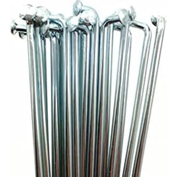 Bicycle spokes, 13G spokes, 40 pieces, lots of electroplating surface, e-bike spoke diameter 2.23 mm, length 60-310 mm, adjust electric bicycle spokes (colour: length 195 mm)