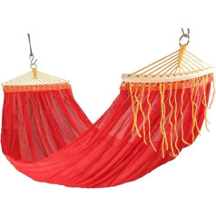 Leisure Ice Silk Hammock Swing Bed Outdoor Two Person Mesh Hammock Portable Camping Garden Hanging Sleeping Chair Lounger Travel Hammock Heavy Duty