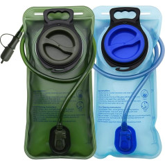 Mdvora Hydration Bladder, 1/2/4 Pack Water Reservoir, 1.5L/2L/2.5L/3L Leakproof Water Bladder Hydration Pack, Large Opening Water Storage Bladder Bag, for Cycling, Hiking, Camping
