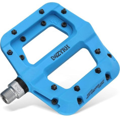 MZYRH Mountain Bike Pedals, 9/16 Inch MTB Pedals 3 Bearings Non-Slip Lightweight Nylon Bicycle Platform Pedals for BMX MTB