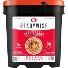 Wise Company 84 Serving Breakfast Entrée Grab and Go Food Kit