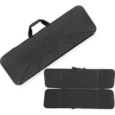 BLUEZY Long Weapon Case, Tactical Rifle Hard Case 45/65/80/90100/120 cm, Hunting Case, Transport Case, Protective Case, Foam Hard Shell Photo Case, Camera Case, A, 45 x 30 x 10 cm