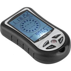 Altimètre de Randonnée Digital Compass Portable Compass Weather Altimeter Barometer Multifunctional Electronic Altimeter ABS for Outdoor and Home Use