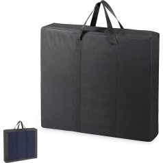 Fenghome Folding Table Storage Bag, Waterproof 600D Oxford Fabric, Foldable Camping Table Carry Bag with Shoulder Strap, Multifunctional Outdoor Table Carry Bag, 66 x 13 x 62 cm (Black