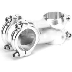 SUNGOOYUE Bicycle Stem Suitable for 31.8 mm / 1.3 Inch Handlebars, Aluminium Alloy Bicycle Handlebar Stem for Road Bikes, Mountain Bikes, Silver