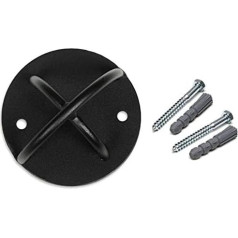 Bushido Wall bracket, hooks for suspension trainer with screws included.