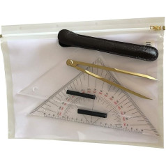 DES-Boots-Service Training Set Marine Compass, Course and Mooring Triangle Navigation