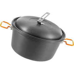 Ukbzxcmws Aluminium Outdoor Campingtöpfe 4 50 L Großes Fassungsvermögen Multifunktionale Kochtöpfe Kochgeschirr Für Picknicks Selbstfahrende Touren