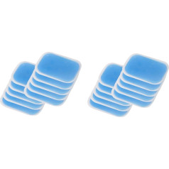 HAPINARY Pack of 60 replacement gel pads, fitness mat, fitness pads, abdominal trainer, massage pads, gym pads, fitness equipment, gel pads for abdominal stimulators, gel pads for abdominal toner,