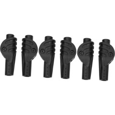 CORHAD 6 STK Zeltgelenke Camping zubehör Tent Poles Zeltstangenverbindung Zeltstangenreparatur Outdoor Gear draussen Zelt zum Campen Campingzelte DIY Zeltverbinder Zeltzubehör Kohlefaser
