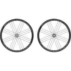 Campagnolo Bora One 35dB Wheel Set 700C 9-11 12mm Axle 142mm Dark Label Clincher Bike Cassette
