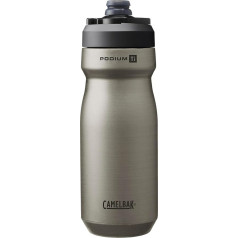 Camelbak Podium Ins Titanium 530 ml Titanium Drinking Bottle, Raw Titanium