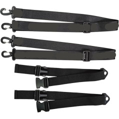 LIZHAYG Ski Carrying Strap, Snowboard Strap, Adjustable Ski Pole Carrying Strap, Shoulder Straps, Snowboard Carrying Strap, Ski Accessories, Dual shoulder