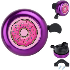 MZELQ Bicycle Bell Cute Clear Sound Adjustable Size Aluminium Bike Accessories Bell Ring for Girls Women Kids Adults