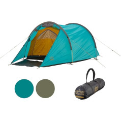 GRAND CANYON Robson 2 Tunnel Tent for 2 People, Waterproof, Large Space and Storage Space, Good Ventilation, Tent for Trekking, Camping, Outdoor