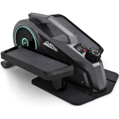 Bluefin Fitness Curv Mini Under-Desk Cross Trainer Pedal Training Device for Home Adjustable Resistance Quiet Flywheel Motor LCD Screen Bluetooth