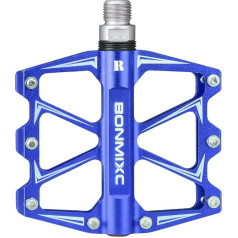 BONMIXC Flat Road Bike Pedals Lightweight MTB Pedals Sealed Bearing Mountain Bike Pedals 9/16