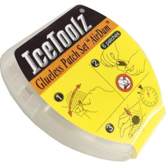 IceToolz Bike AirDam Glueless Puncture Repair Patch Kits (Set of 5)