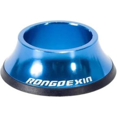 MAYANGYANG Spacer Fahrrad Fahrrad Gabel Unterlegscheibe Vorbau Headset Konische Spacer Erhöhen Lenker Ring for 28,6mm Einstellung Aluminium Legierung Radfahren Teile Fahrrad Spacer(Blue)