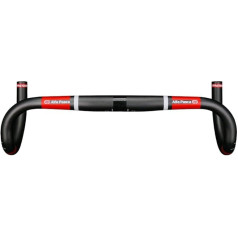 Alfa Pasca Road Bike Handlebar Carbon Bicycle Handlebar Road Bike Red Handlebar Drop Bar 31.8 mm UD Matt 420