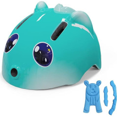 Shinmax Fahrradhelm Kinder 3D Cartoon Skaterhelm Jungen Mädchen 3-6-8-10 Jahre Kinderfahrradhelm für Laufrad Skateboard Scooter Roller Verstellbaree Größe
