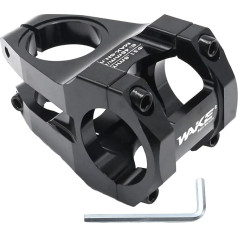 Zreneyfex Vorbau für Mountainbike, BMX, 31,8 mm Durchmesser, Schwarz, Direktmontage, 35 mm, 45 mm, mit Doppelgabel