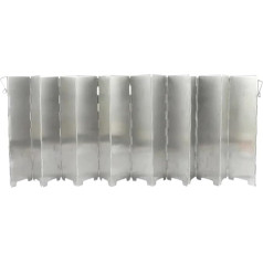 GSCLZ 12/14/16 Plates Gas Stove Wind Protection Outdoor Camping Picnic Cooking Burner Windproof Screen Wind Protection Aluminium Alloy