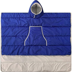 Sleeping Bag Stay Warm and Cosy with this Lightweight Hooded Poncho Sleeping Bag, Portable Thermal Sleeping Bag for Outdoor Gear