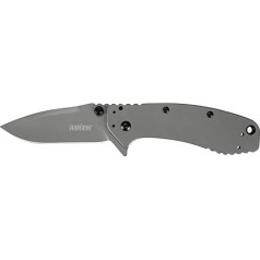 Kershaw Cryo II Pocket Knife (1556TI) 3.25-inch 8Cr13MoV Stainless Steel Blade and 410 Stainless Steel Handle, Full-Body Titanium Carbo-Nitride Coating, 4-Position Deep Carry Pocket Clip, 5.5 oz.