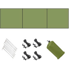 DAZZLEEX Camping Wind Blocker Backpacking Patio Wind Protection Privacy Screen for Camping, Barbecue, Picnic (Green Type C)