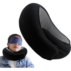 JPSDOWS Travel Neck Pillow, Travel Pillow for Airplanes, Travel Pillow, Snail Pillow, Ergonomic Support Pillow, Neck Pillow for Travel, Ideal for Airplane Use