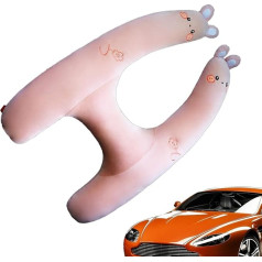 Reisekissen für Kinder, Flugzeugkissen für Kinder, für Reisen, Kopfstütze für Auto, H-Form, weiche Unterstützung für den Kopf von Kindern, die im Auto schlafen