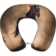UVBDF Ergonomisches Reise-Nackenkissen aus Memory-Schaum, für alle Schlafpositionen