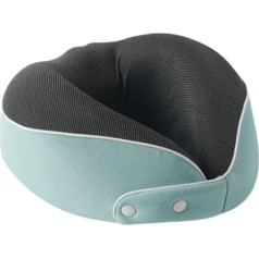 DKAIW Aeroplane Neck Pillow, Travel Pillow, Memory Foam, Ergonomically Designed Neck Pillow, Ideal for Travel, Plane, Car, Office, C, 28 x 27 x 10 cm