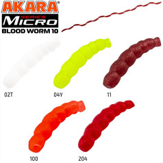 Silikona māneklis AKARA MICRO «Blood Worm»