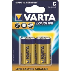 Sārmu baterijas r14 (typc) longlife 2 gab.