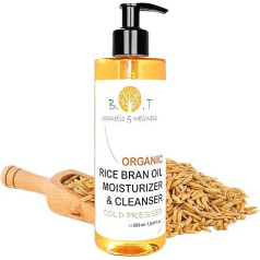 Organic rice bran oil, rice oil cleansing oil organic KALTGEPRESST100% of course 200 ml