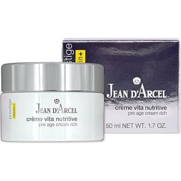 JEAN D'ARCEL PRESTIGE crème vita nutritive - 24h skin firming moisturiser against dry skin - with vitamin C, A & E - pre age cream rich - 50 ml