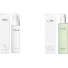 BABOR Deep Cleansing Foam for Tired and Pale Skin & Gel & Tonic Cleanser for Oily and Blemished Skin