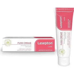 Lasepton Foot Cream, 75 ml: Intensive Moisturiser with 12% Urea, Cream for Very Dry Feet and Cracked Heels, Against Calluses, Cracks and Pressure Points