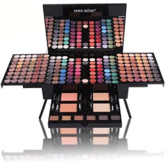 Pure Vie Professional 180 Colours Eyeshadow Concealer Blush Lip Gloss Palette Makeup Contouring Kit - Ideal for Professional and Daily Use