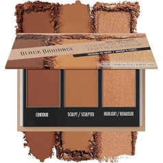 Black Radiance True Complexion Contour Palette, Medium to Dark, 0.38 Ounce