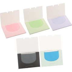 Baluue 1 Set of Linen Blotting Paper, Face Oil Paper, Oil Blotting Make-Up Blotting Paper, Oil Absorbent Tissue Paper, Oil Absorbent Fabric, Practical Oil-Absorbing Cloth, Pack of 500