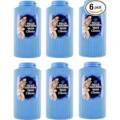 Paglieri Felce Azzurra Talco Classico Body Powder Classic Talc 500 g Pack of 6