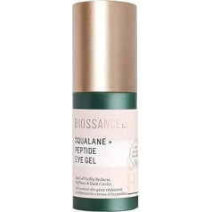 Biossance Squalane + Peptide Eye Gel. Reduce Dark Circles and Puffiness, Improve Fine Lines and Hydrates with Niacinamide and Peptides (0.5 ounces)
