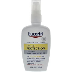 Eucerin Daily Protection Moisturizing Face Lotion, SPF 30, 4 Ounce Bottles (Pack of 2) Personal Healthcare/Health Care by Healthcare