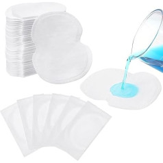 Large Underarm Sweat Pads for Men and Women, Disposable Underarm Sweat Pads Ultra Absorbent, Tasteless, Underarm Protection, Pack of 120