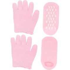 GRADENEVE 1 Set Moisturising Gloves and Socks Hand Gel Insoles for Women Heel Insoles Men Gels Tinted Anti Stick Lip Masks Insoles for Men